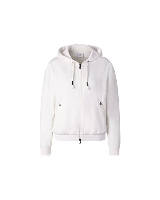 Bogner White Julietta Jersey Jacket For