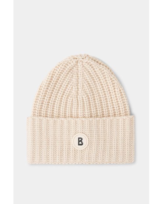 Bogner Natural Kilian Knitted Cashmere Hat For for men