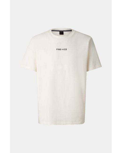 Bogner Fire + Ice Natural Mick Cotton T-Shirt For for men
