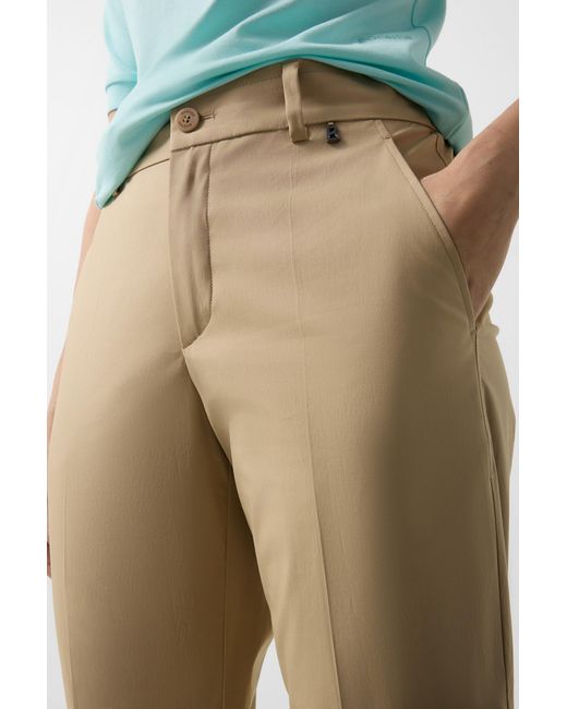 Bogner Natural Pleated Trousers Abbie