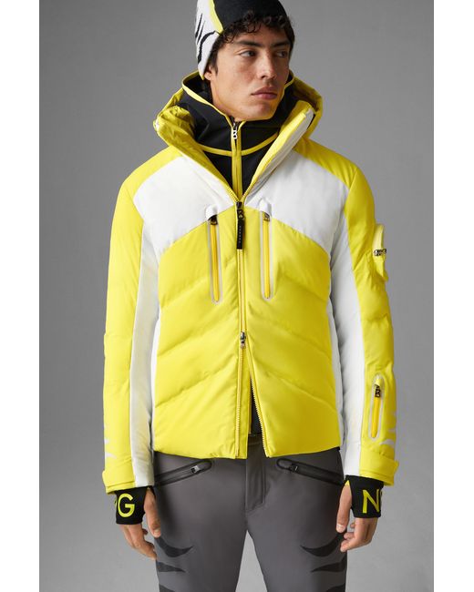 Bogner Jesse Down Ski Jacket in Yellow for Men | Lyst UK
