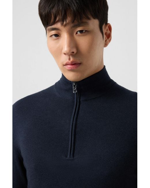 Bogner Blue Ouri Merino Troyer For for men
