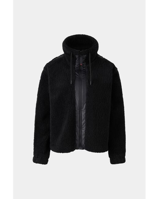 Bogner Fire + Ice Black Teddy Midlayer Ninetta