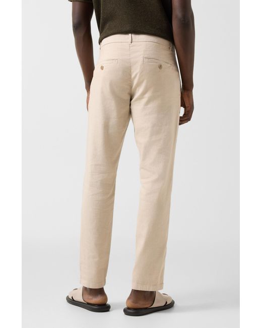 Bogner Natural Linen Mix Chinos Riley Casual For for men