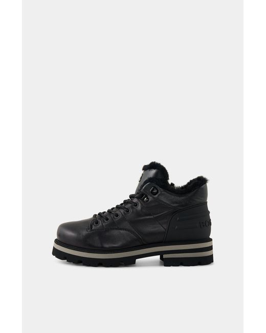 Bogner Black Low Boots Courchevel for men