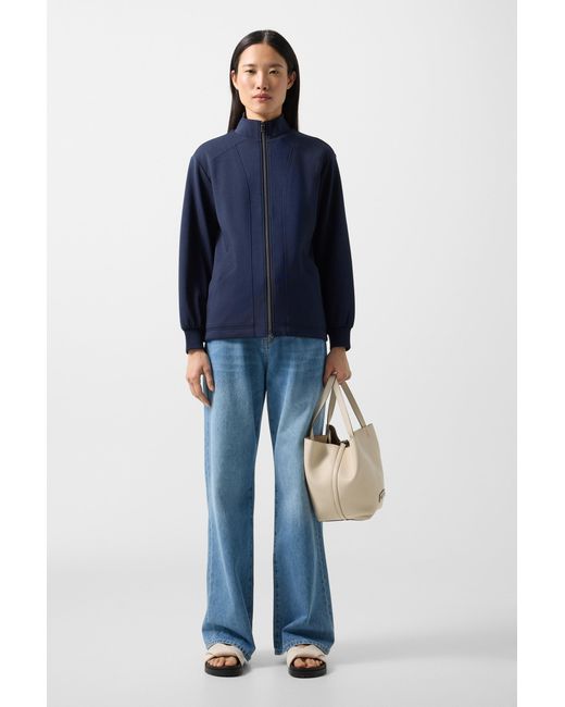 Bogner Blue Calice Jersey Jacket For