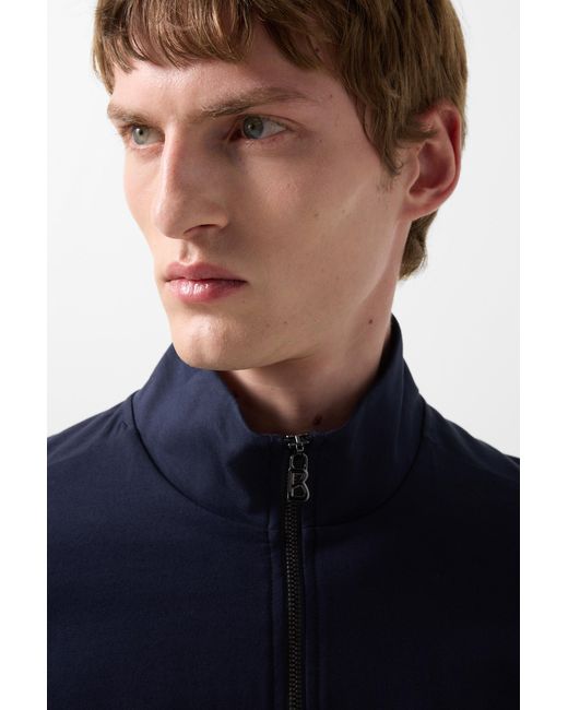 Bogner Blue Rupert Jersey Jacket for men