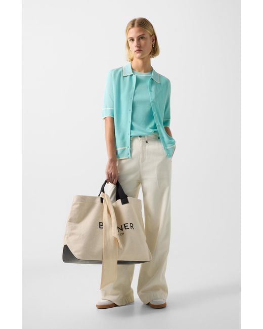 Bogner Green Knitted Top Phia