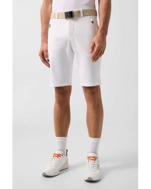 Bogner White Warin Functional Shorts for men