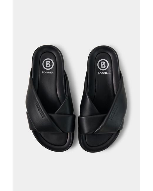 Bogner Black Sirolo Sandals