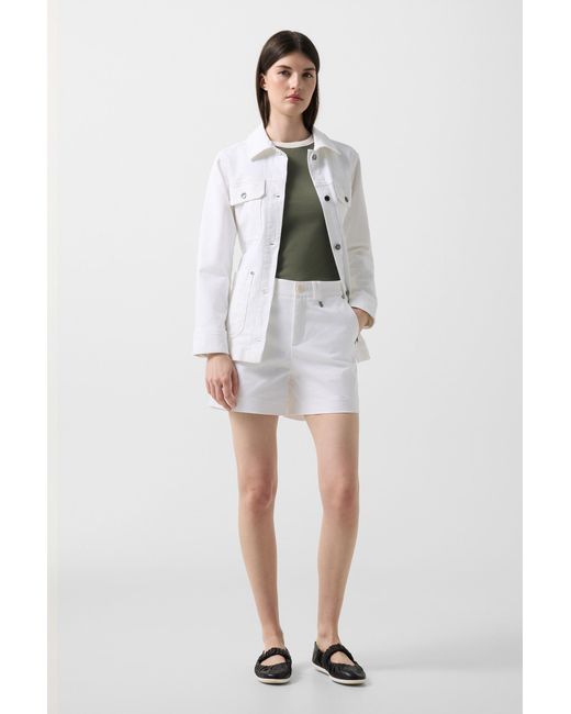 Bogner White Lissy Shorts