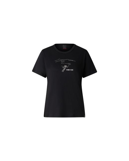 Bogner Fire + Ice Black Zyssa Cotton T-shirt