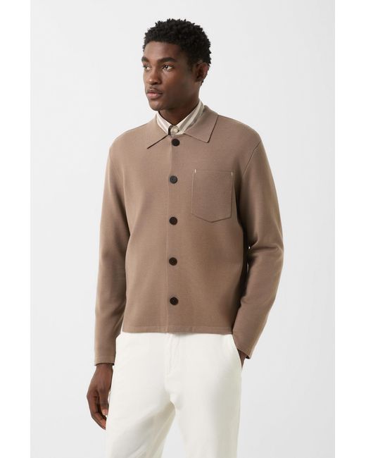 Bogner Brown Olaf Knit Jacket for men