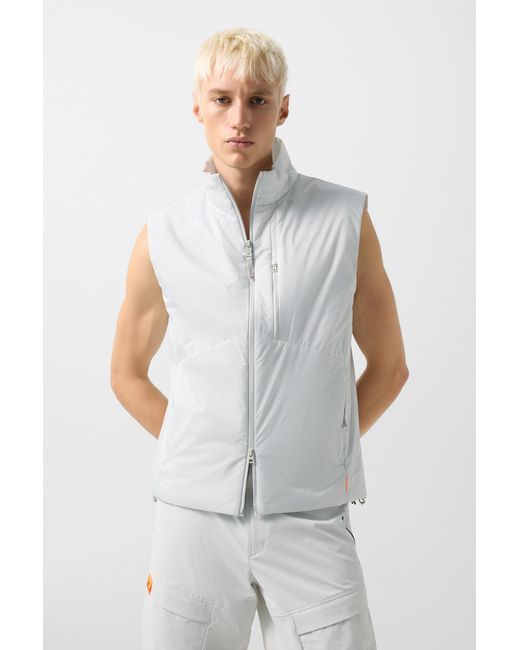 Bogner Fire + Ice Gray Conor Lightweight Waistcoat For for men