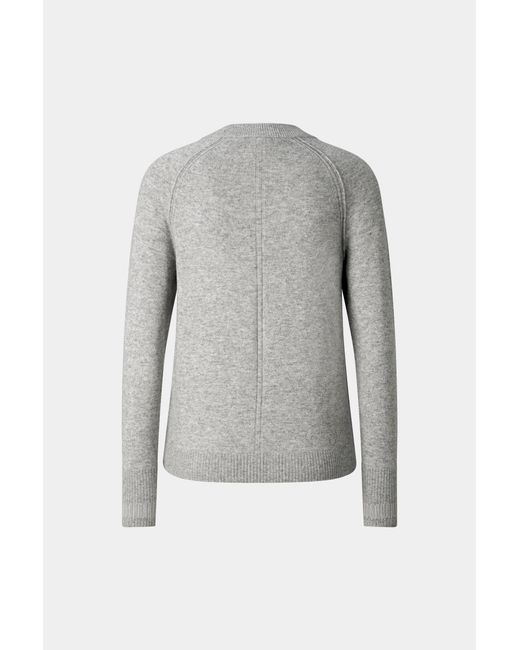 Bogner Gray Vanessa Pure New Wool And Cashmere Jumper