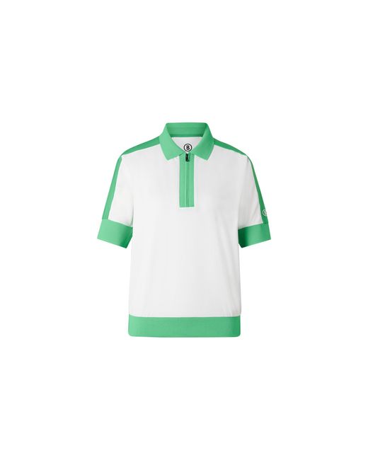 Bogner Green Arabell Functional Short-Sleeved Top For