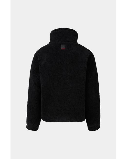 Bogner Fire + Ice Black Teddy Midlayer Ninetta