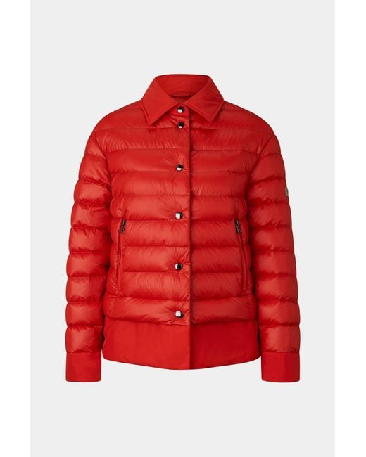 Bogner Red Audrey Lightweight Down Jacket