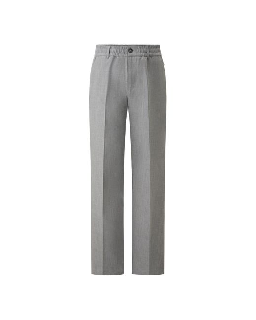 Bogner Gray Marcus Pleat-front Trousers for men