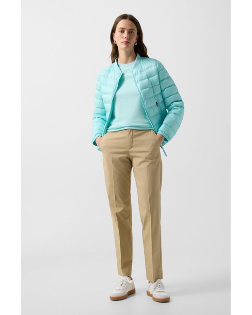 Bogner Natural Pleated Trousers Abbie
