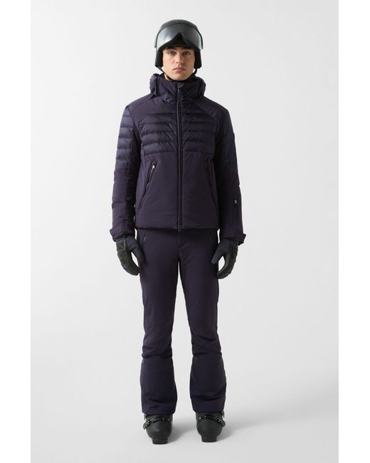 Bogner Blue Henik Down Ski Jacket for men