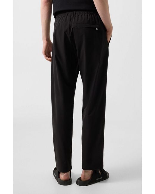 Bogner Black Stretch Pants Marcus for men