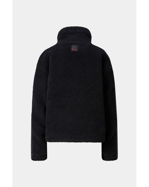 Bogner Fire + Ice Black Ninetta Mid-layer Teddy Jacket
