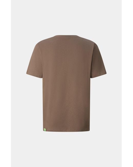 Bogner Fire + Ice Brown Mick Cotton T-shirt for men