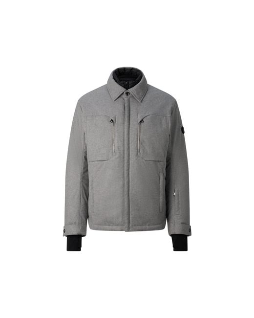 Bogner Gray Flave Flannel Jacket For for men