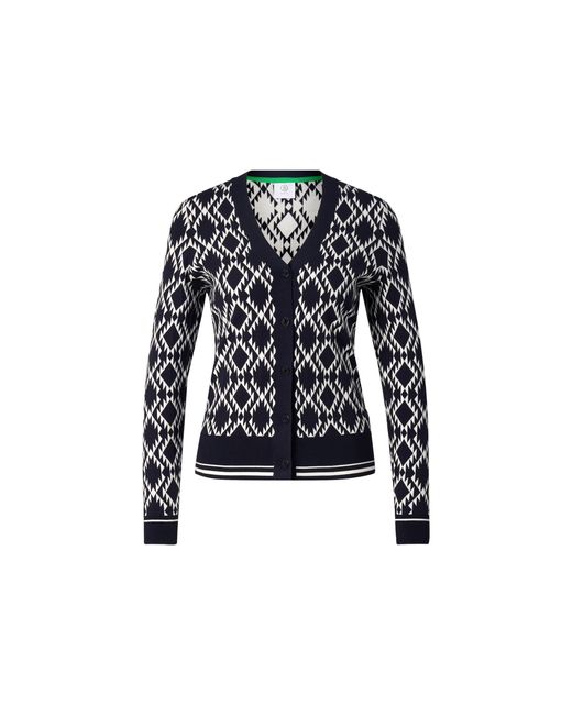 Bogner Blue Amber Knit Jacket For