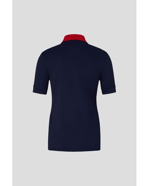 Bogner Blue Carole Functional Polo Shirt