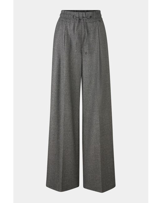 Bogner Gray Pleated Trousers Ella For