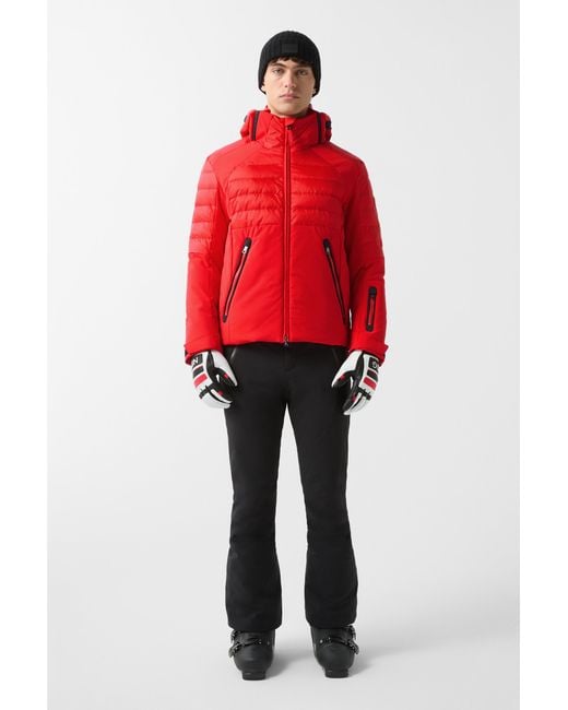 Bogner Red Henik Down Ski Jacket for men