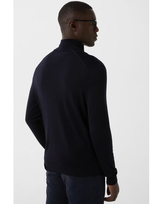 Bogner Blue Knit Jacket Oscar for men