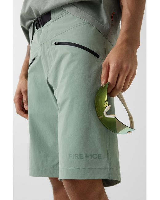 Bogner Fire + Ice Green Carter Functional Shorts for men