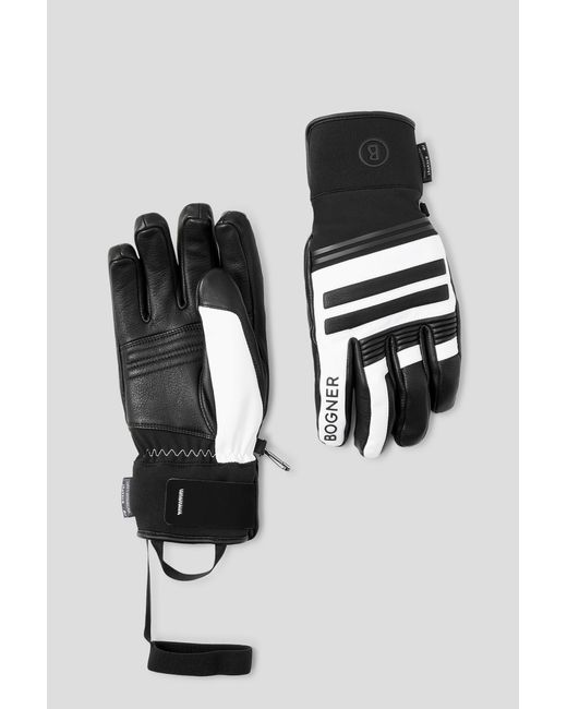 Bogner Black Alex Gloves for men