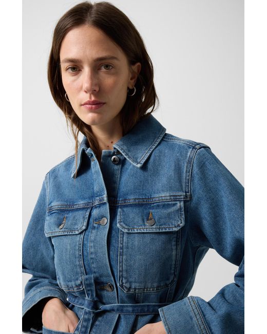 Bogner Blue Pelin Denim Jacket For