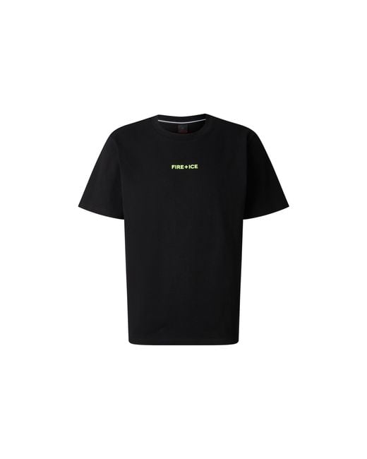 Bogner Fire + Ice Black Mick Cotton T-shirt for men