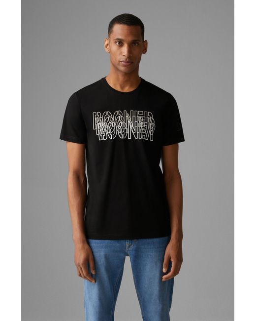 Bogner Black Kane T-shirt for men