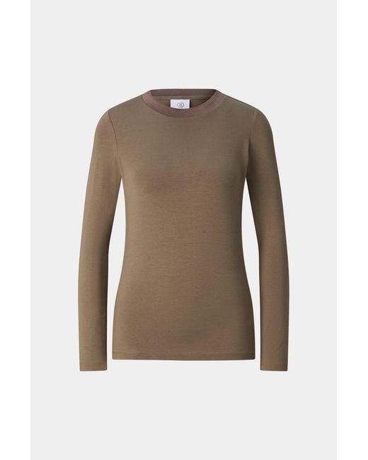Bogner Brown Alexi Long-Sleeved Top For