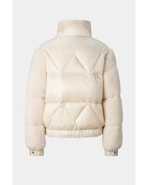 Bogner Natural Quiny Down Teddy Jacket