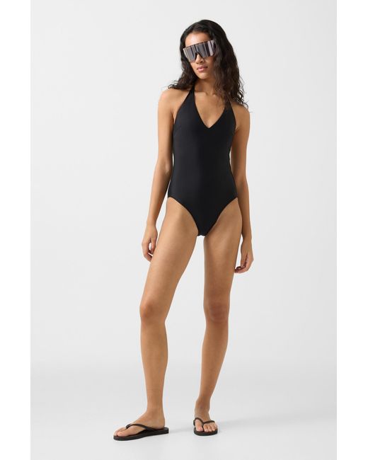 Bogner Fire + Ice Black Zahara Swimming Costume