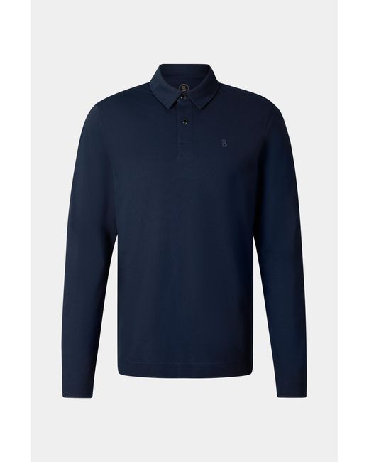 Bogner Blue Timon Polo Long-Sleeved Top For for men
