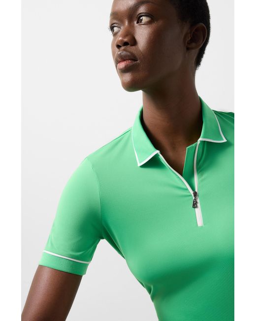 Bogner Green Caren Functional Short-sleeved Top