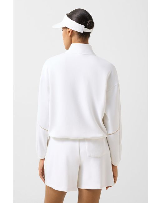 Bogner White Floria Sweat Troyer For