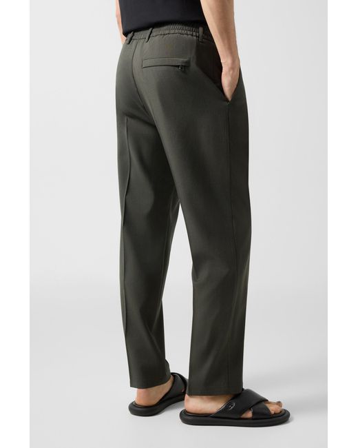 Bogner Gray Marcus Virgin Wool Trousers For for men