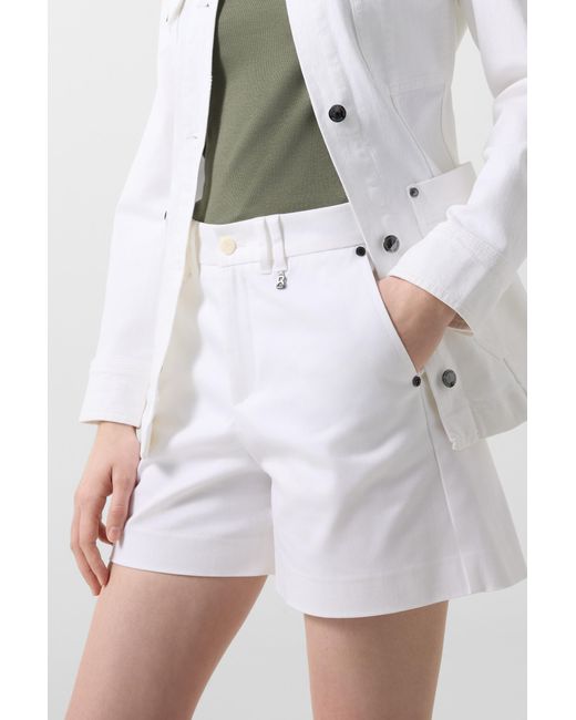 Bogner White Lissy Shorts