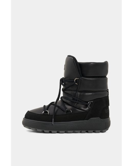 Bogner Black Snow Boots Chamonix Mit Spikes Für Damen