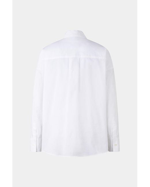 Bogner White Popeline Bluse Nadine Für Damen