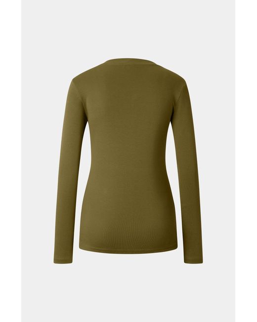 Bogner Green Nikini Cotton Long-sleeve Shirt